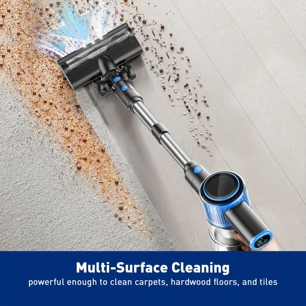 AS-44 Stick Vacuum – 28 kPa Cordless Power, 8-in-1