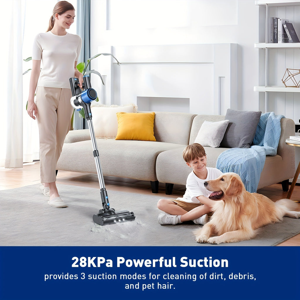 AS-44 Stick Vacuum – 28 kPa Cordless Power, 8-in-1